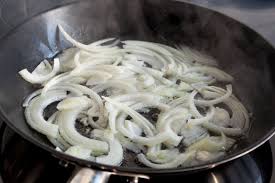 Frying onions image