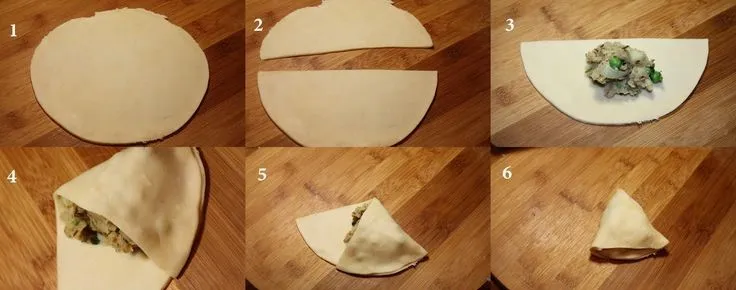 Samosa shape making